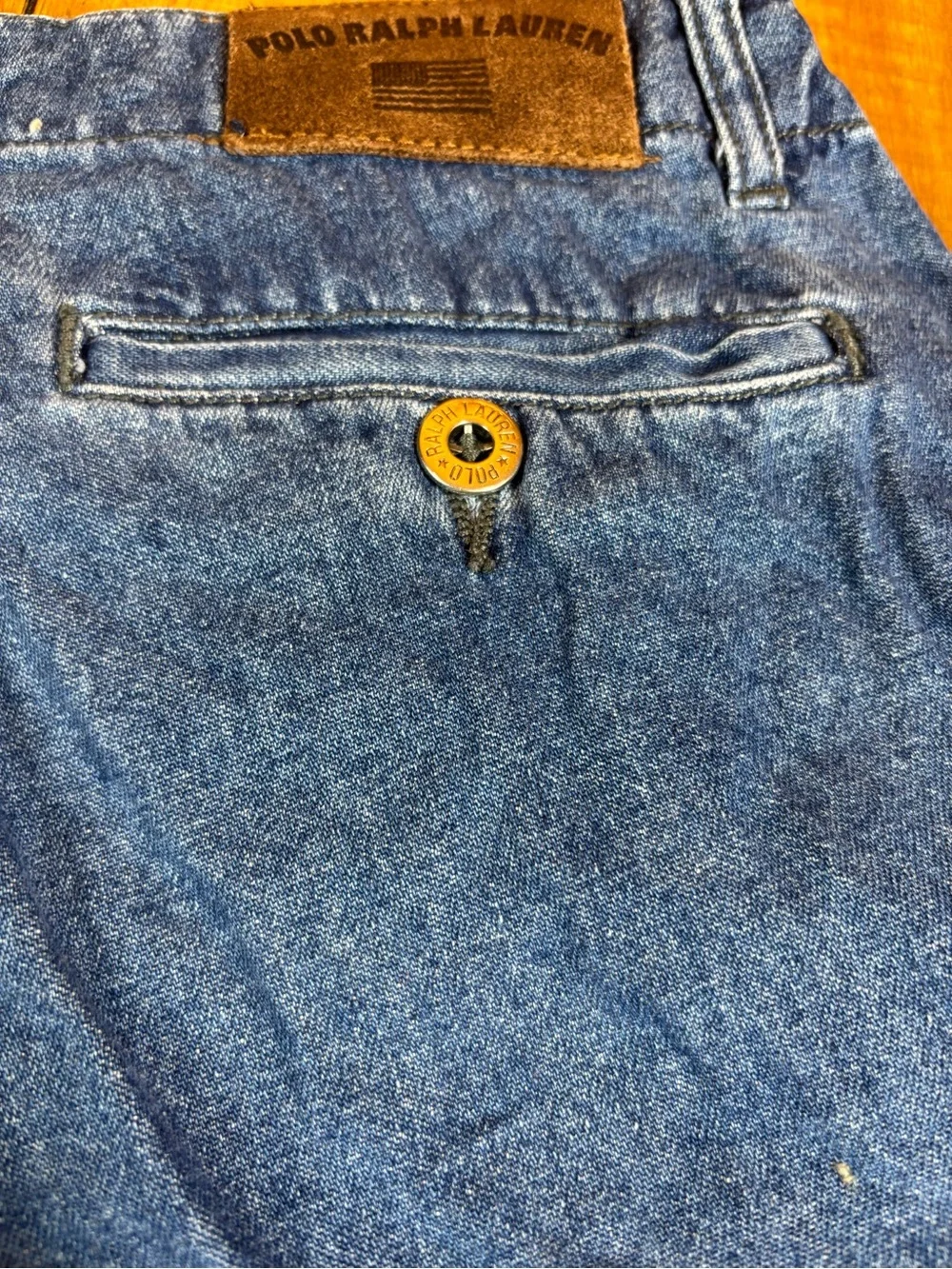 Polo by Ralph Lauren Indigo Denim Cargo Shorts y2k vintage